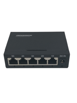 NEOMAX неуправляемый коммутатор NMS-105P-1000-S, 5 портов 1000 Mbps, металл