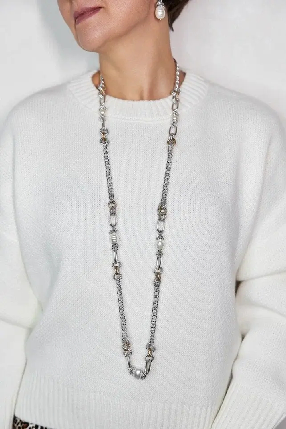 HMG 1131 Колье 110см mix  арт.2500