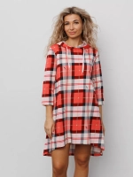 Туника платье удлиненная больших размеров домашняя