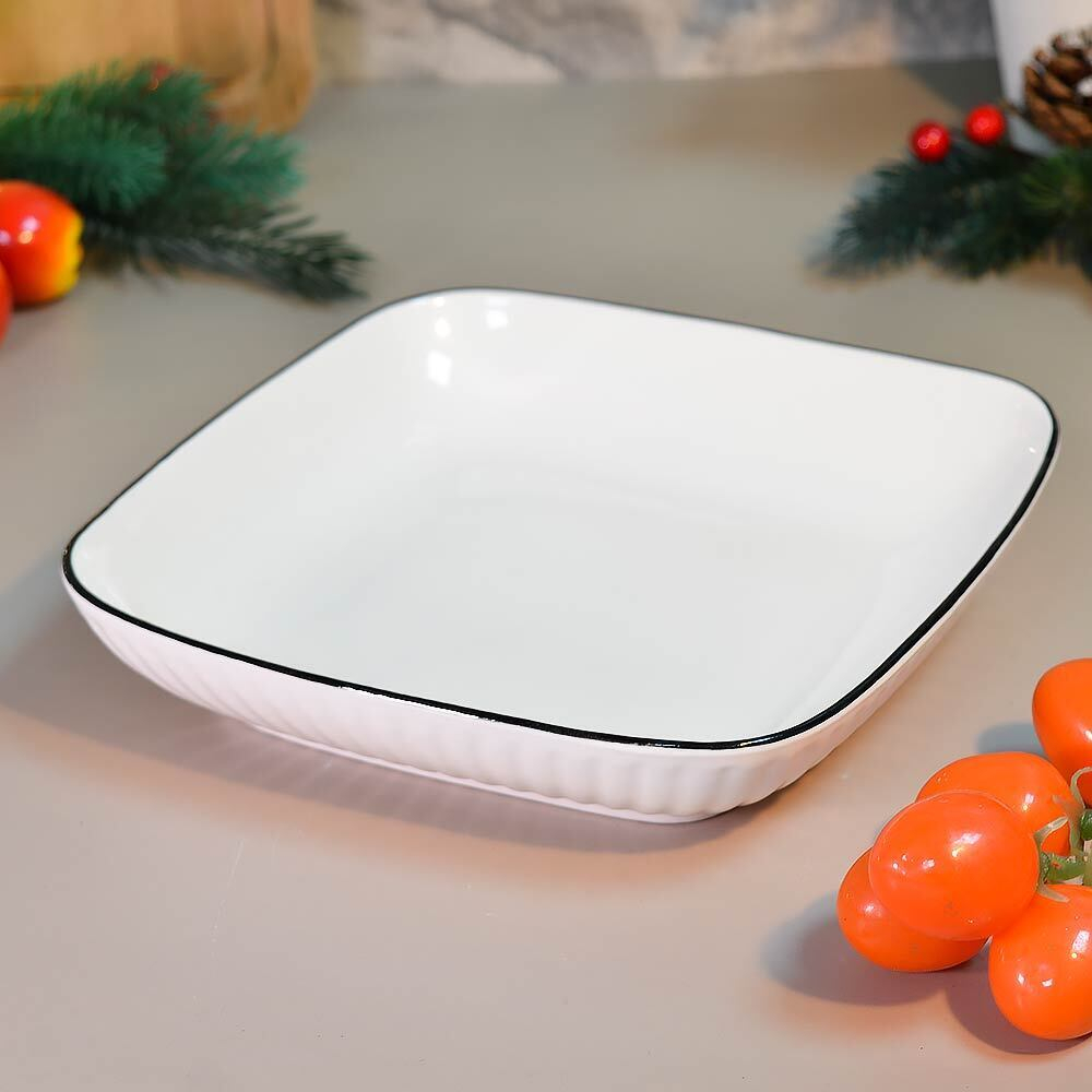 Тарелка глубокая 700мл 20см Sugar квадрат