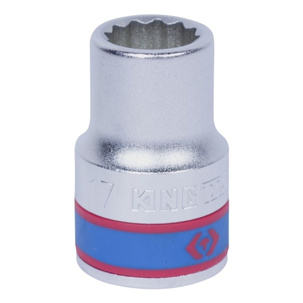 KING TONY (633017M) Головка торцевая стандартная двенадцатигранная 3/4", 17 мм