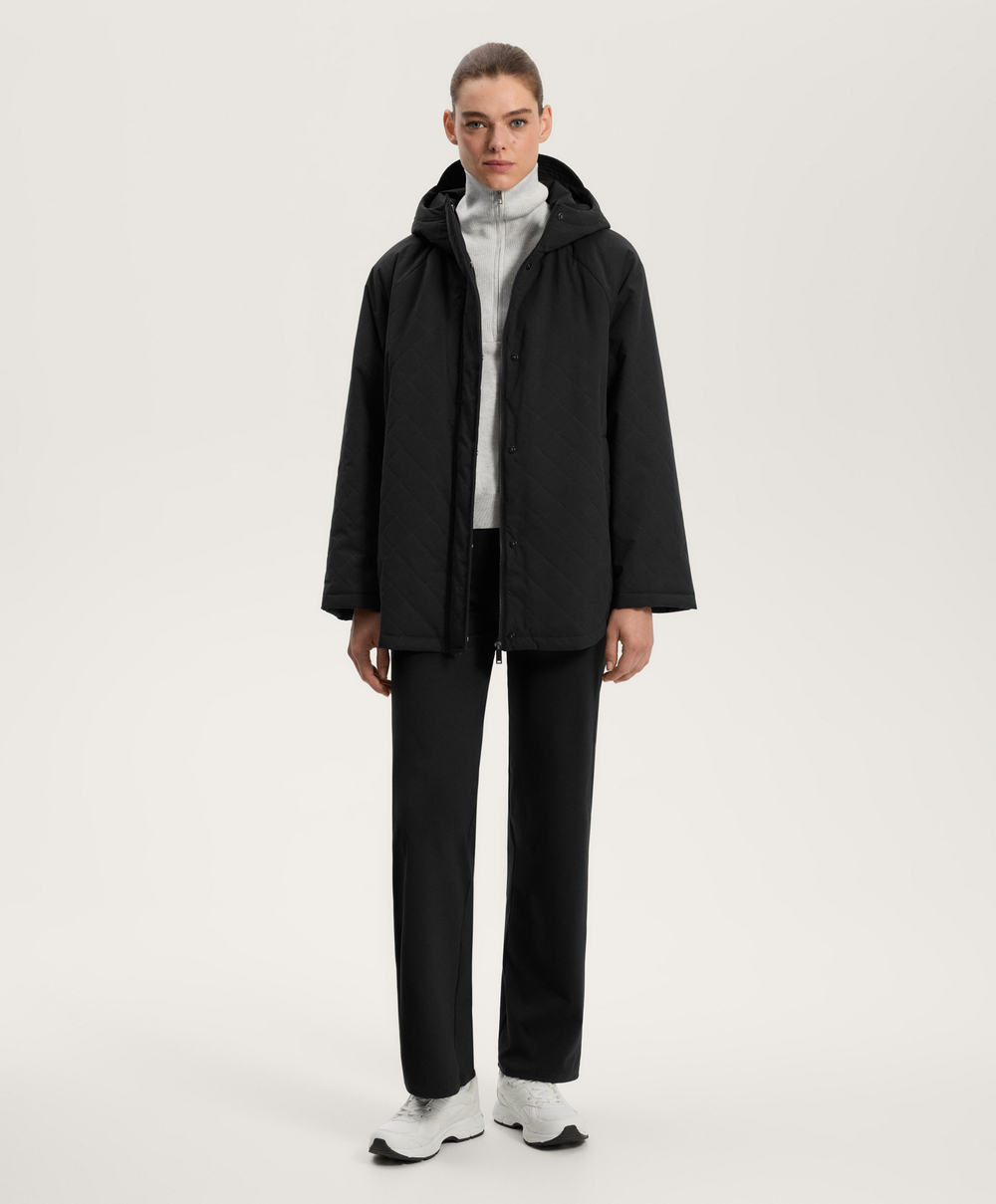 Oysho Водонепроницаемая утепленная куртка FELLEX® AEROGEL 3k, черный