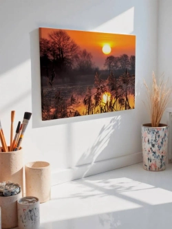 Картина на стену 40 X 50 Зимний пейзаж