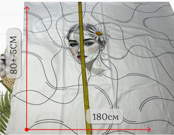 Кулирка купон ДЕВУШКА НА СВЕТЛОМ