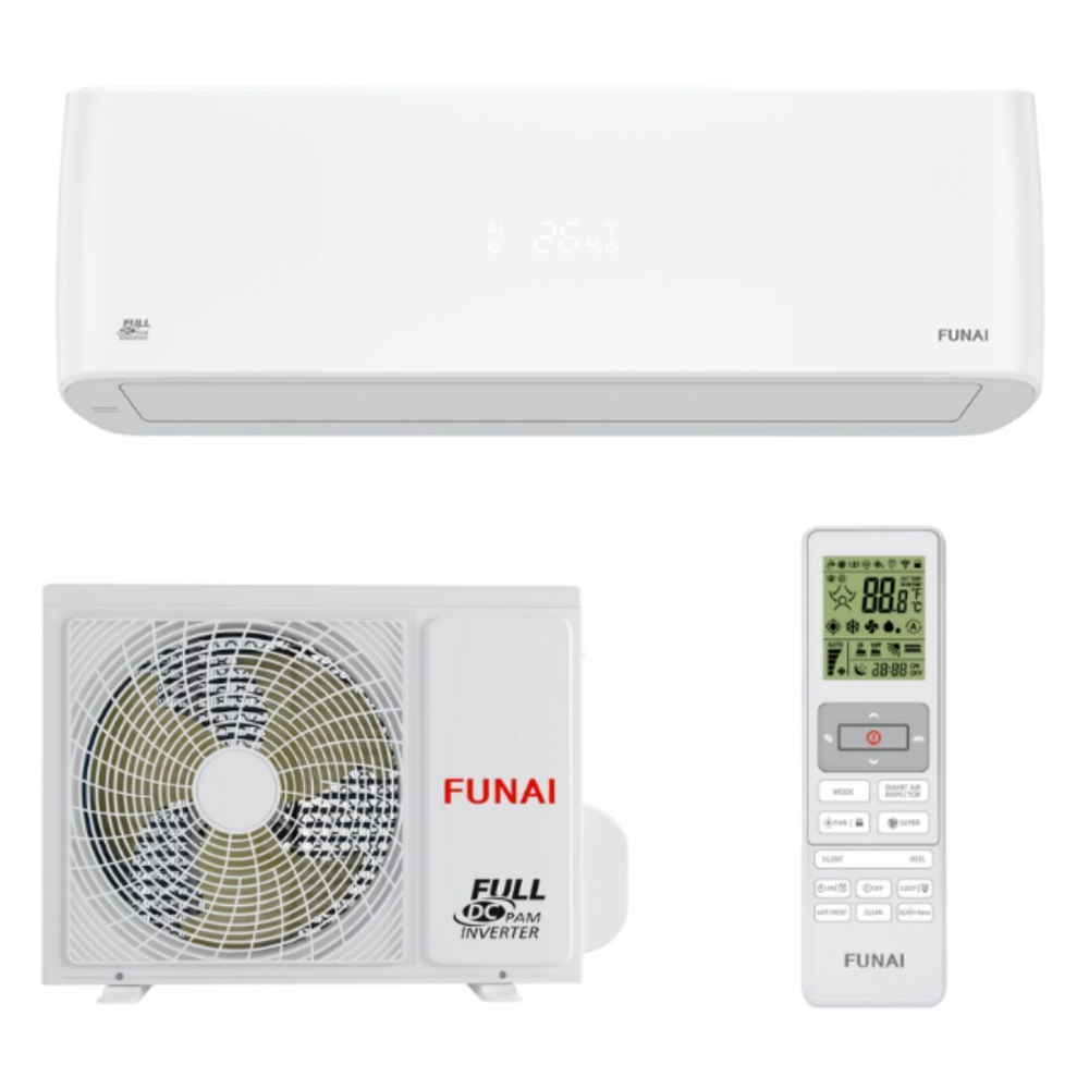 Инверторная сплит-система Funai Emperor DC-Inverter RACI-EM25HP для помещения до 26 кв.м.