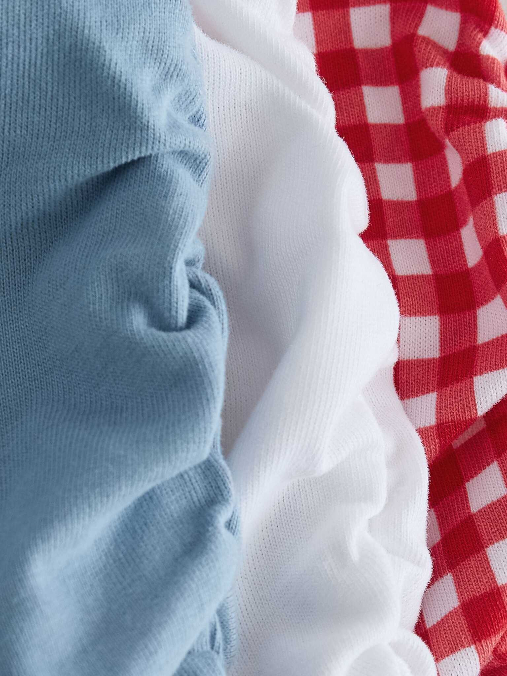 Футболка для девочки Next E44-339, 3 шт., Красный, Белый, Голубой