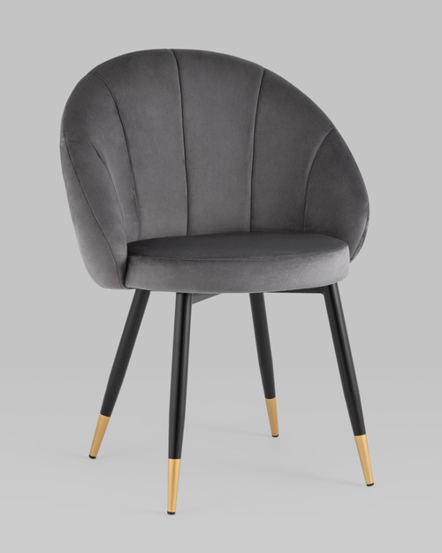 Стул Наоми велюр серый