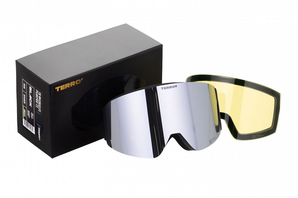 Маска TERRO T3- PEAKPRO Black Silver