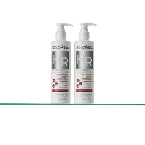 Solomeya Hair Rescue Coconut Oil Colour Protection Conditioner кондиционер для окрашенных волос с кокосовым маслом