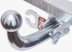 Фаркоп оцинкованный Galia F126A для Ford Ranger 2012-, Mazda BT50 2012-(паспорт и сертификат в комплекте)(без электрики)