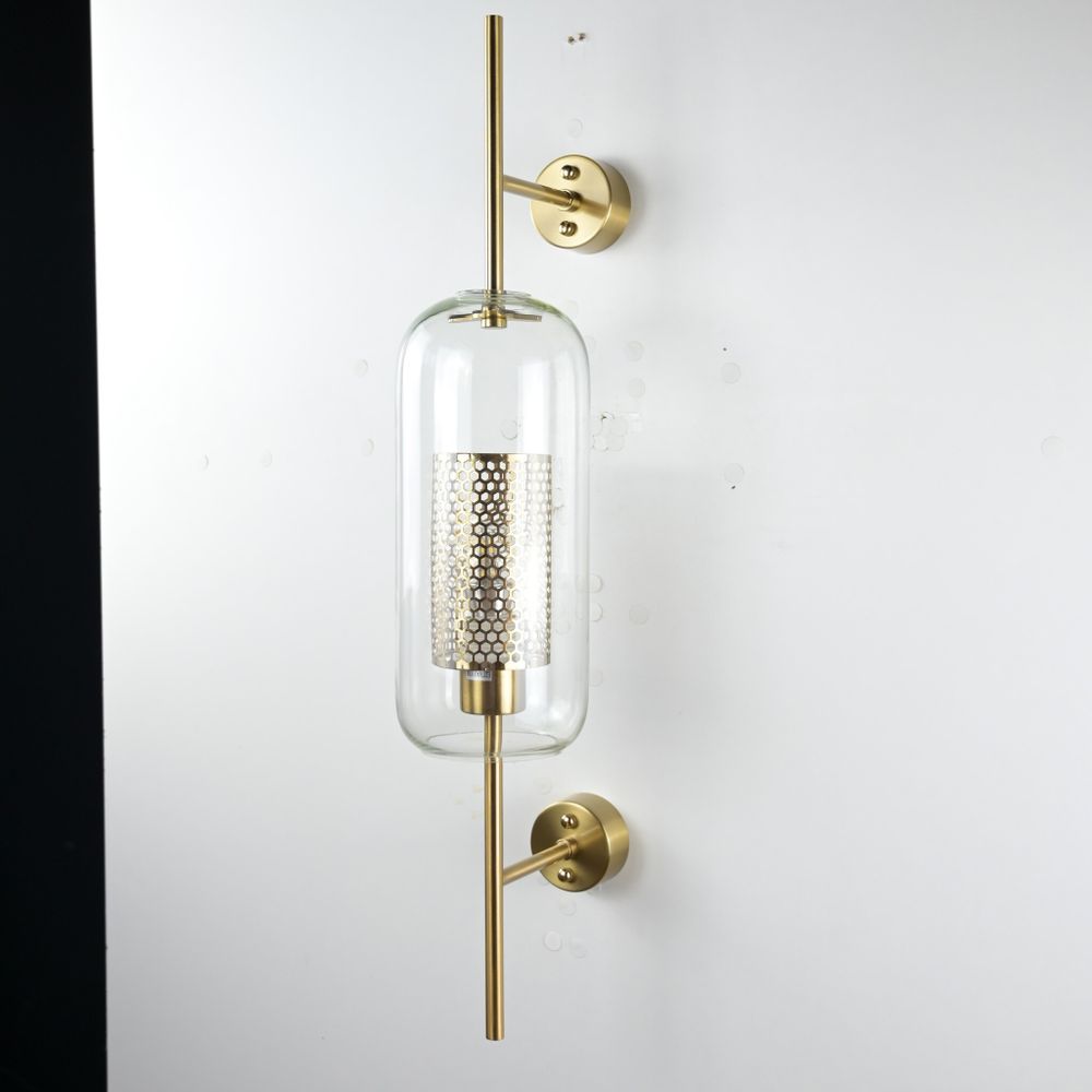 Настенный Светильник Catch Wall Cylinder L67 Brass By Imperiumloft