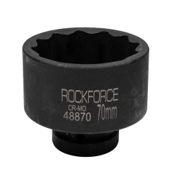 Головка ударная 1'', 70мм (12гр.) RockForce RF-48870