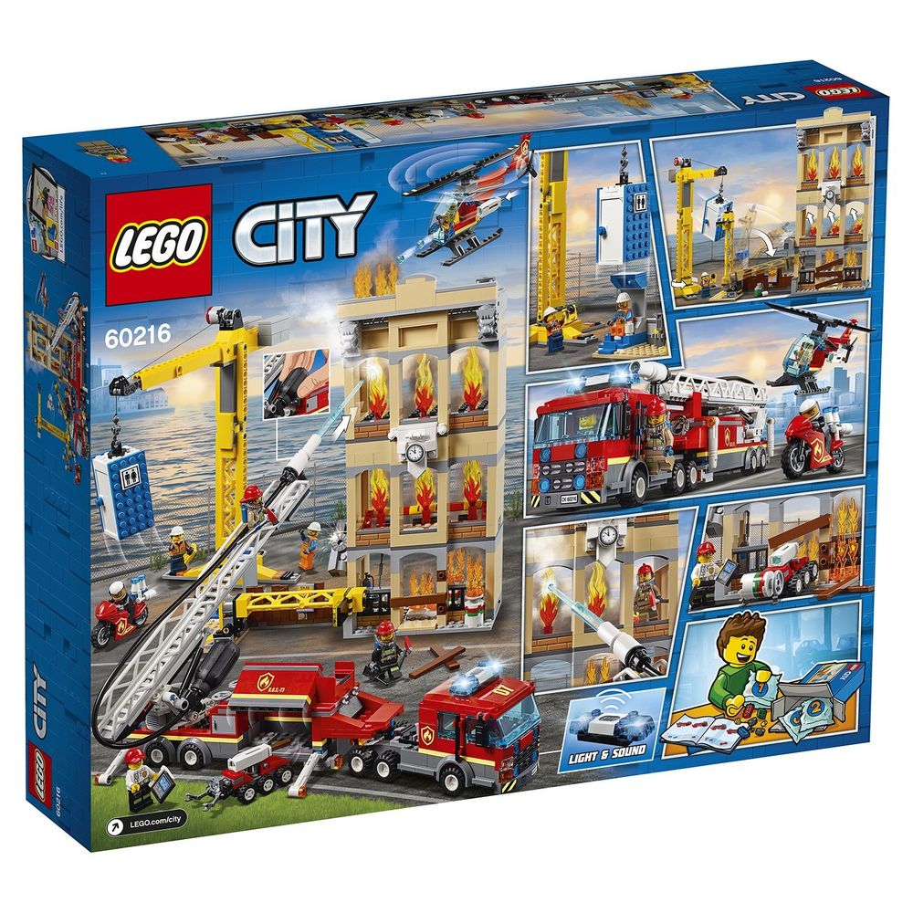 Центральная пожарная станция City Fire LEGO