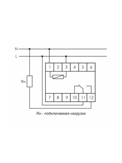 Реле времени PCA-512 8А 230В 1 перекл. IP20 задержка выключ. монтаж на DIN-рейке F&F EA02.001.001