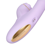Интерактивный вибратор-кролик 19,6 см со съемным клиторальным пульсатором Svakom Duoglow App-Controlled Silicone Dual Vibrator SL278H