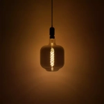 Лампа Gauss LED Filament DL180 8W Е27 300lm 2400К  gray flexible 164802008