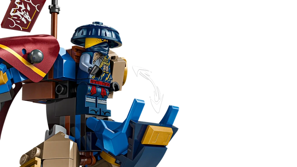 Конструктор LEGO Ninjago 71843 Робот-драконий всадник Разбойника