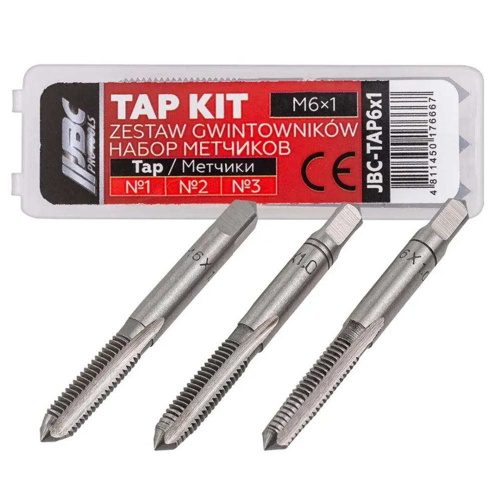 Метчик M6x1 (3шт) JBC JBC-TAP6x1