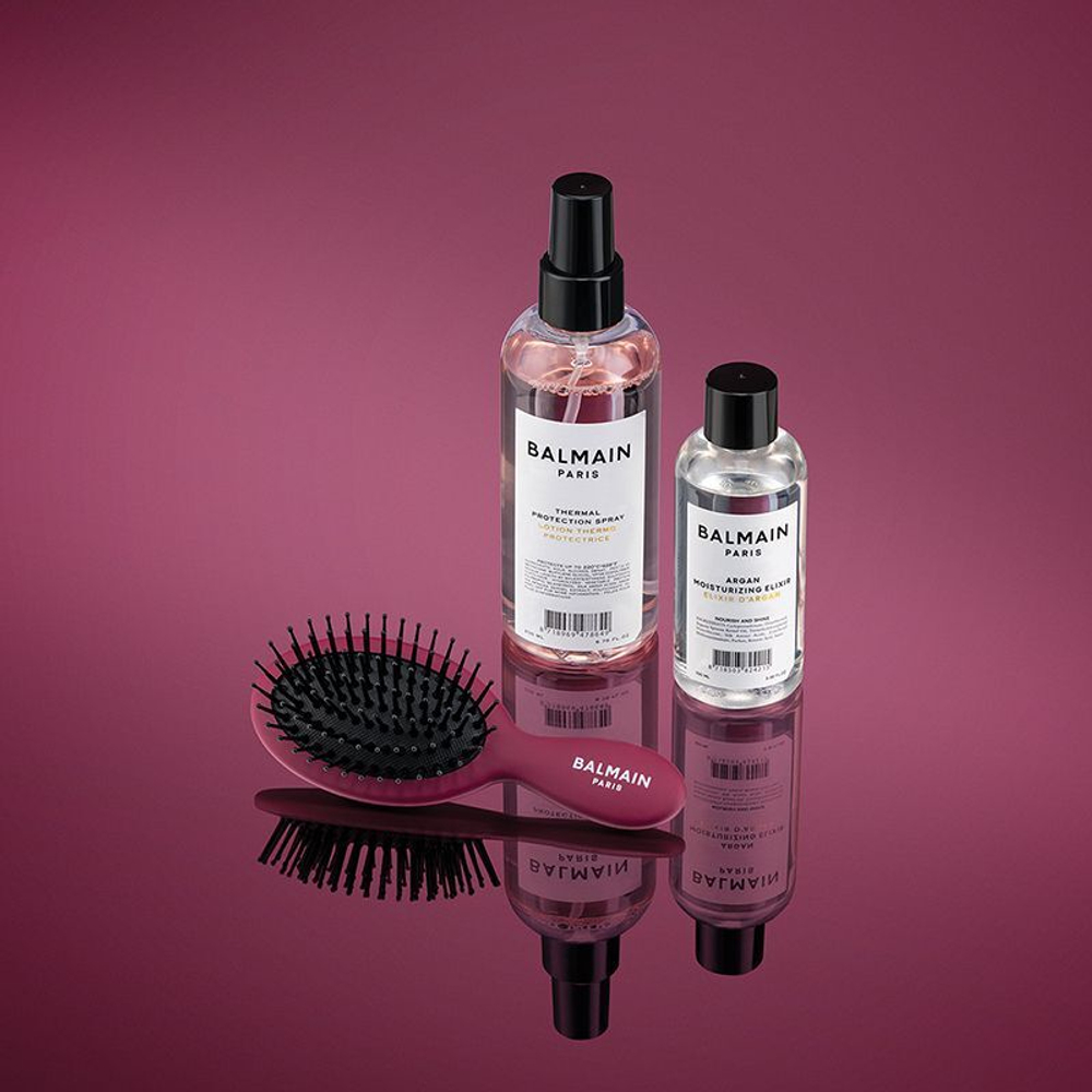 Balmain Hair Couture Набор Лимитированный Limited Edition Muse D'Amour Set (Термозащитный спрей, Аргановый эликсир, мини-спа-щетка)