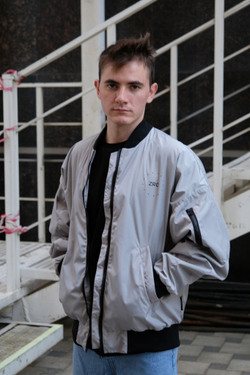 Бомбер ZRD Flat World Серый