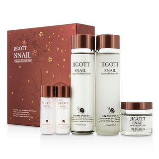 Набор уходовых средств антивозрастной с экстрактом улитки JIGOTT Snail  Skin Care 3 Set