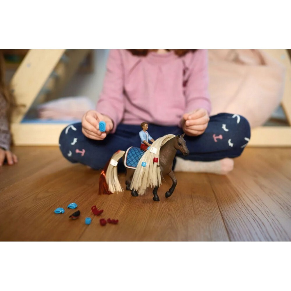 OUTLET Schleich — Софийская красавица Лошадь с укладкой волос Лео и Рокки Стартовый набор 42586 / артикул   42586  / GTIN 4059433574417
