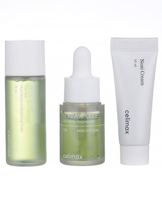 Celimax средства уходовые с экстрактом нони, набор 20мл/10мл/10мл