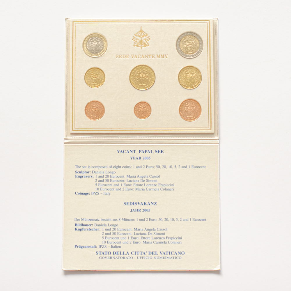 Vatican 2005 BU Set: Sede Vacante Euro