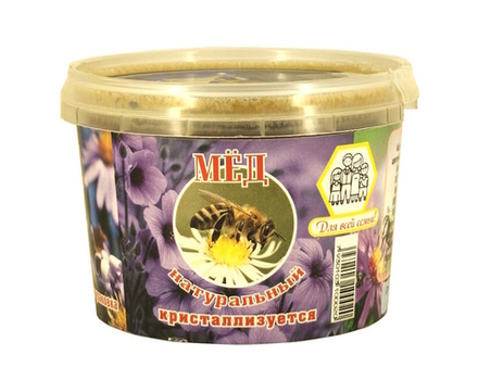 Мед натуральный цветочный 600г. БМК