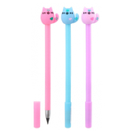 Карандаш вечный, чернографитный, Basir, серия "Котик", с фигуркой на корпусе