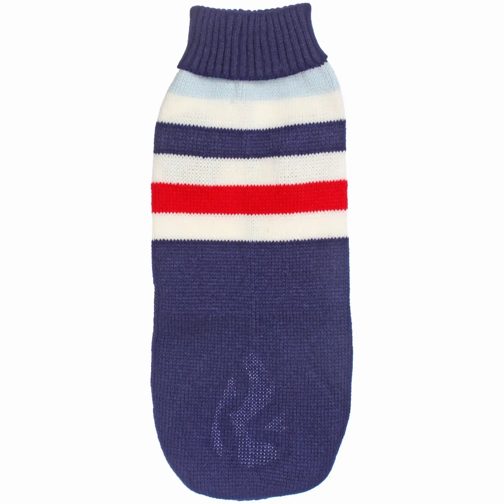 Кофта - свитер для мелких пород собак и кошек «BRO Style», полосочки, цвет синий, р XL