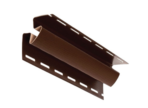 Внутренний угол сайдинга Альта-Профиль Коричневый