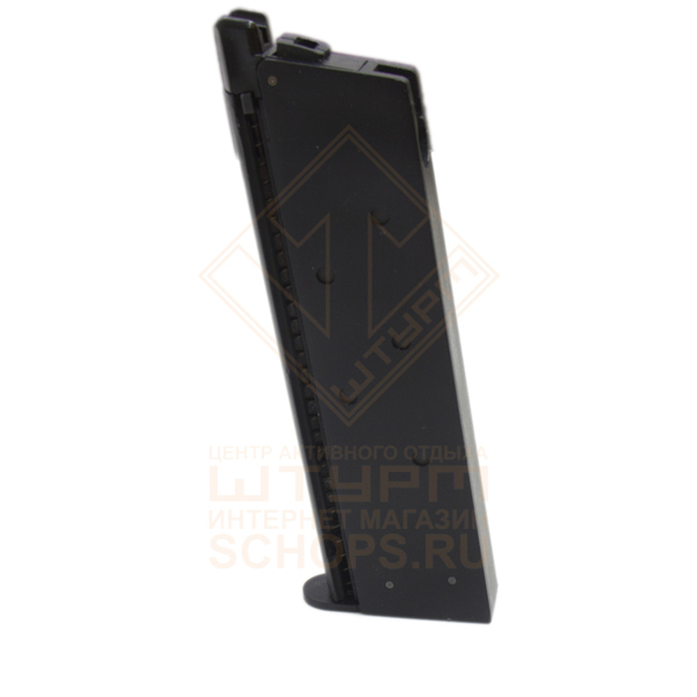 Магазин пистолетный WE 1911A1 25 Rds, Gas, Black