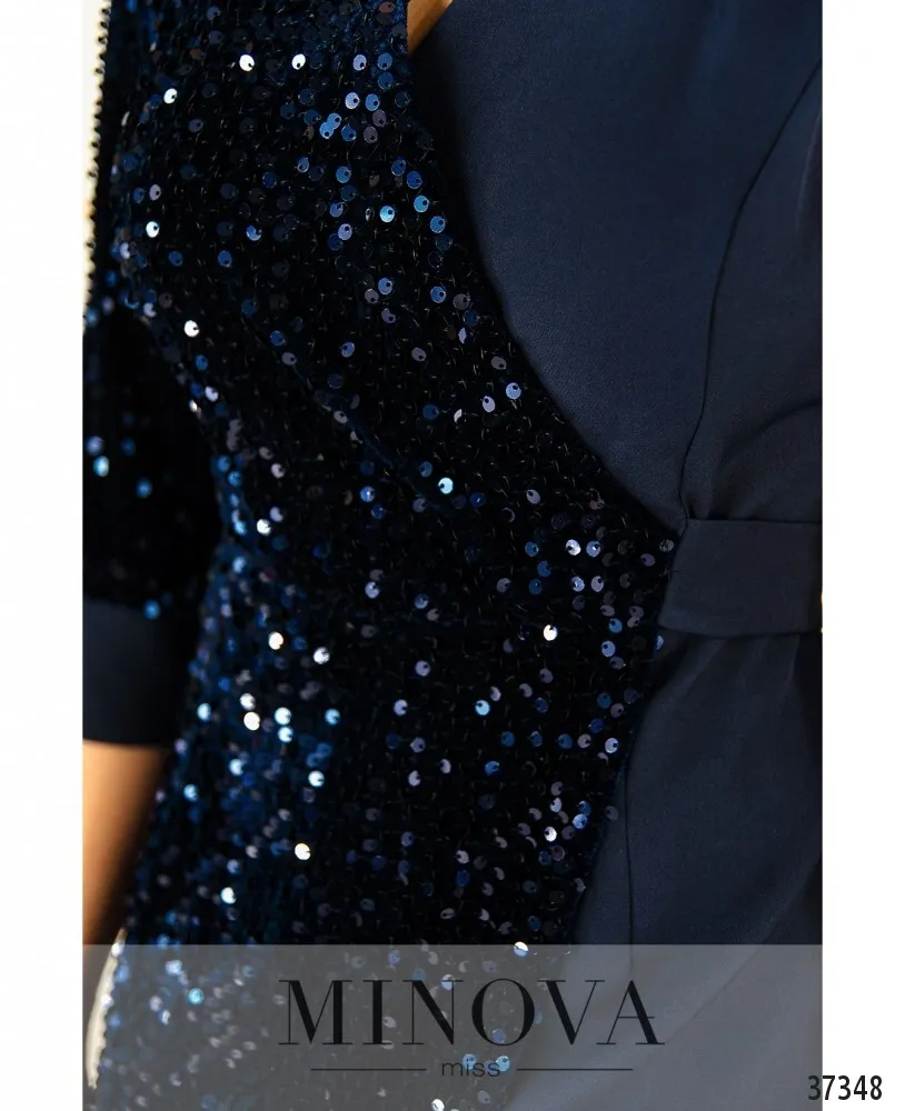 Платье 1152Н-синий Minova