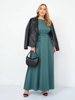 Платье на резинке с поясом