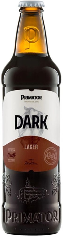 Пиво Приматор Премиум Дарк / Primator Premium Dark 0.5 - стекло