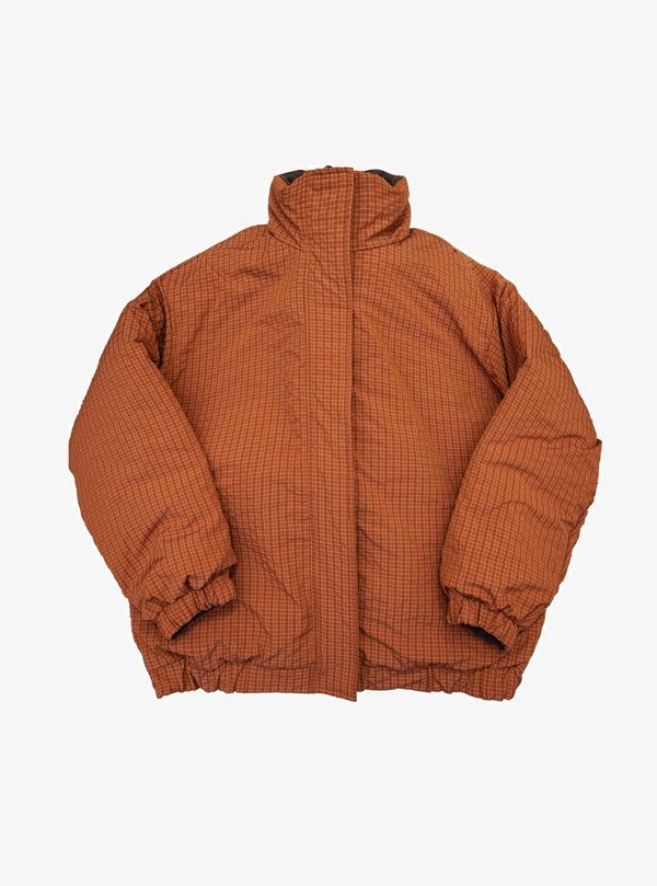 Пуховик двухсторонний кирпич - фото 1