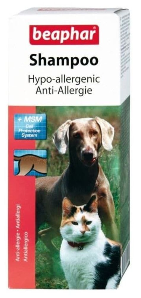 *Беафар шампунь "Hypo-allergenic" противоаллергенный для собак и кошек 200 мл.(Уценка)