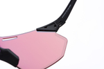 Спортивные очки 100% HYPERCRAFT SQ Soft Tact Black - HiPER Red Mirror Lens