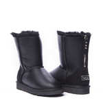 Угги Short Zip Metallic Black