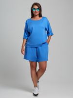 Блузка Летний драйв-2 Виотекс ГОЛУБОЙ