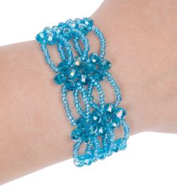 Y-BBB027 Браслет из бисера и бусин «Кружево»