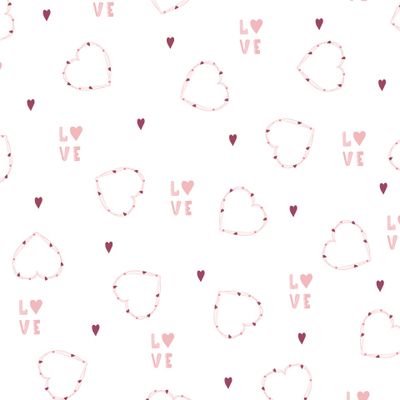 День святого Валентина. Сердечки и написи love