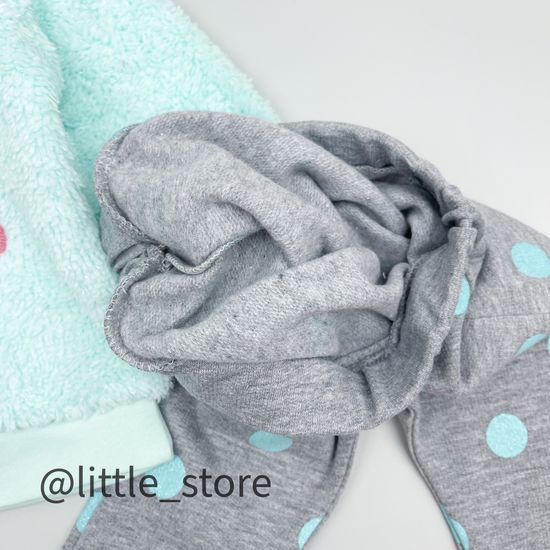 Комплект "Пушистая зайка" ментол