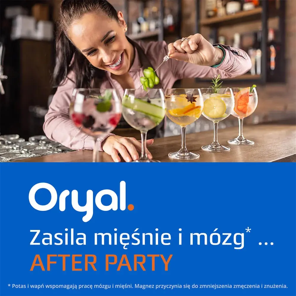 Диетическая добавка Oryal After Party, 18 шипучих таблеток