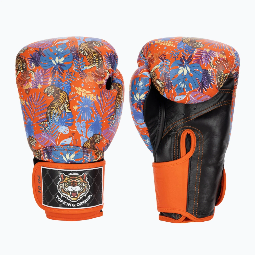 Боксёрские перчатки Top King Boxing Wild Tiger black/orange