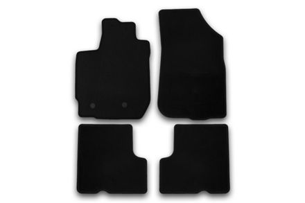 Коврики в салон Klever Econom RENAULT Duster 2WD/4WD, 2015-&gt;, кросс., с ручкой для дистанционного открытия лючка бензобака, 4 шт (текстиль)