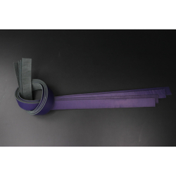 Ременная заготовка сине-фиолетовая с лицевой отделкой + плита Слон