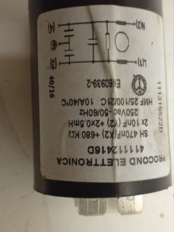 ESL98330 ктп2 Сетевой фильтр для посудомоечной машины Electrolux 411112416 б/у