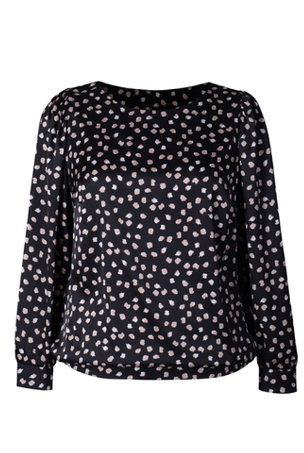 Блузка женская 4204ЛПА, Принт #110Пр094204ЛПА